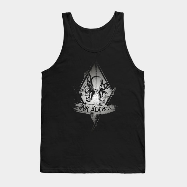 Tattoo Addict, Ink Addict, Octopus Tank Top by Lenny241